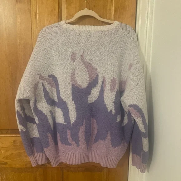 Purple Flame Sweater - Picture 3 of 6